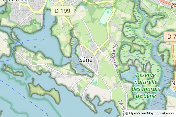 Mapa Séné