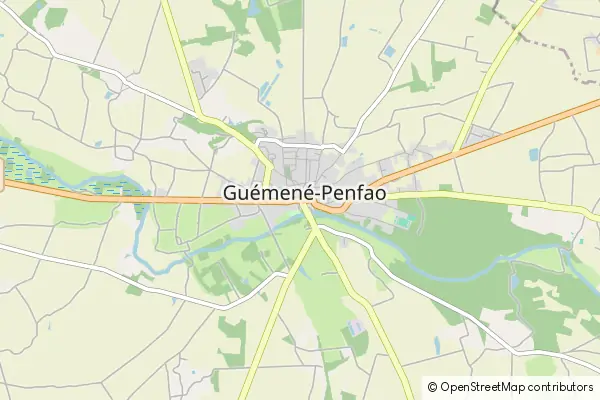 Mapa Guémené-Penfao