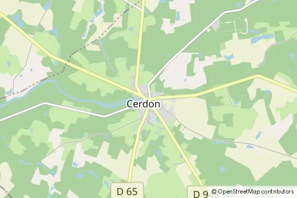 Mapa Cerdon