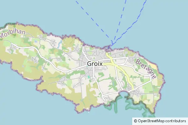 Mapa Groix