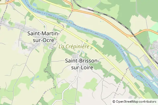 Mapa Saint-Brisson-sur-Loire