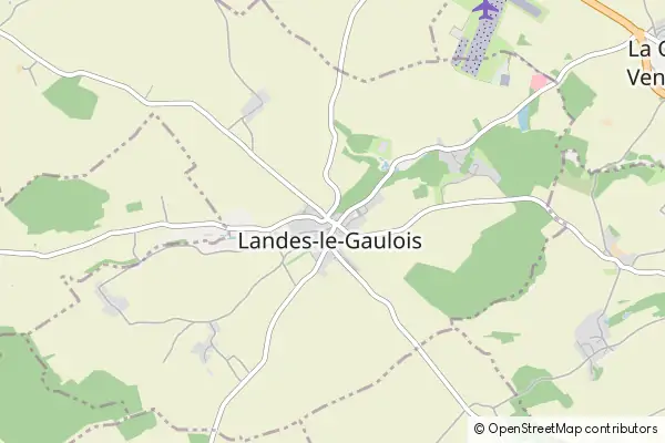 Mapa Landes-le-Gaulois