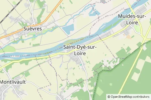 Mapa Saint-Dyé-sur-Loire