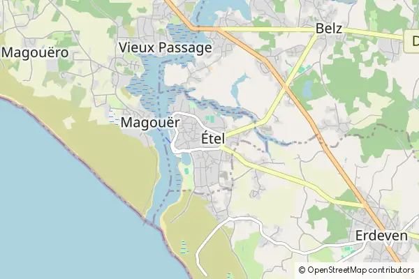 Mapa Étel