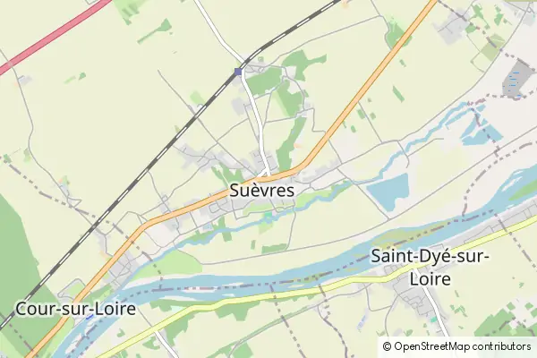 Mapa Suèvres