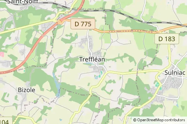 Mapa Treffléan