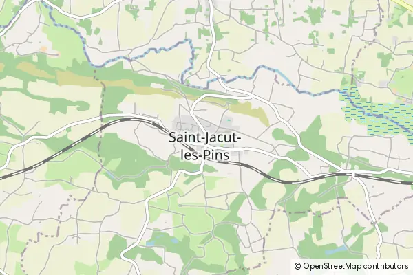 Mapa Saint Jacut les Pins