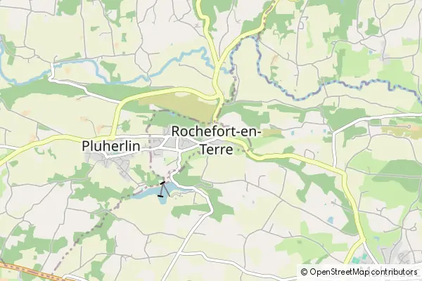 Mapa Rochefort en Terre