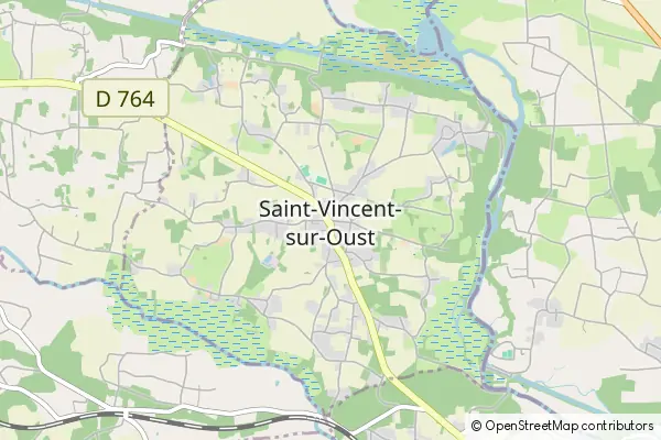 Mapa Saint-Vincent-sur-Oust