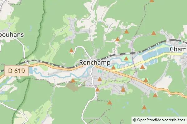 Mapa Ronchamp