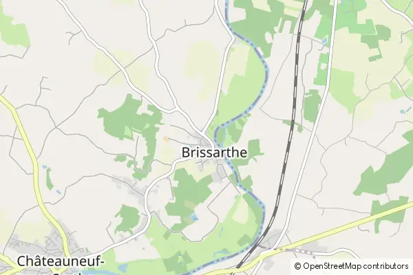 Mapa Brissarthe