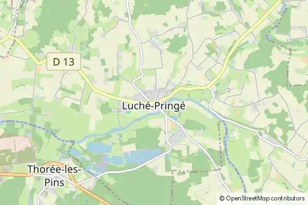 Mapa Luché-Pringé