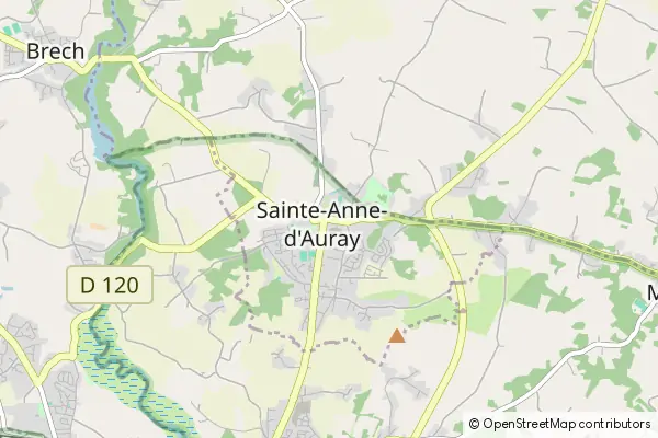 Mapa Sainte-Anne-d'Auray