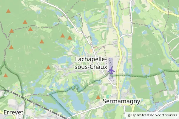 Mapa Lachapelle-sous-Chaux