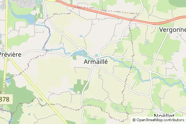 Mapa Armaillé