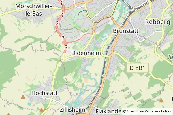 Mapa Didenheim