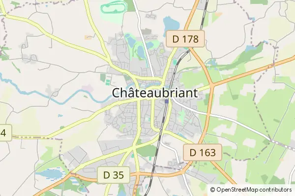 Mapa Châteaubriant