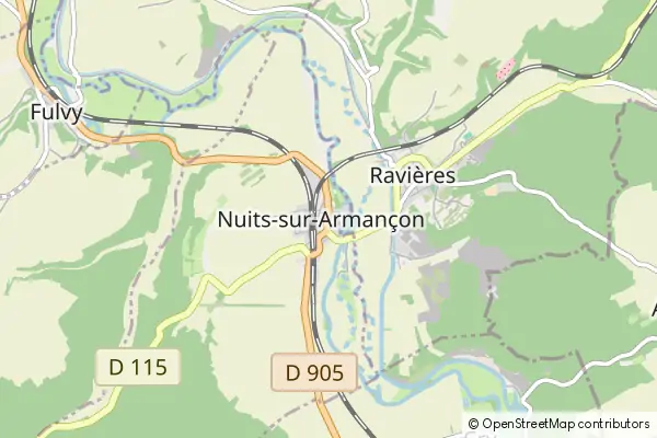 Mapa Nuits