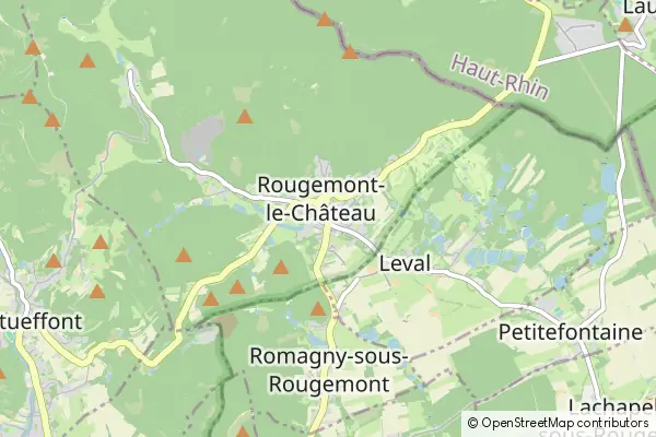 Mapa Rougemont