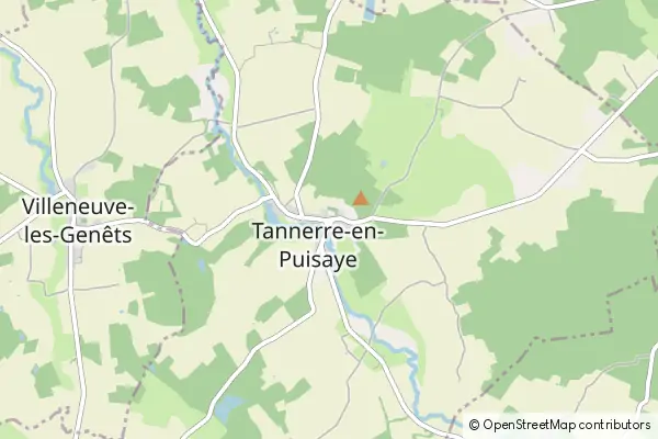 Mapa Tannerre-en-Puisaye