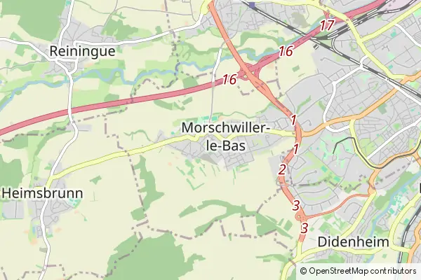 Mapa Morschwiller-le-Bas