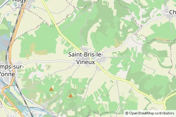 Mapa Saint-Bris-le-Vineux