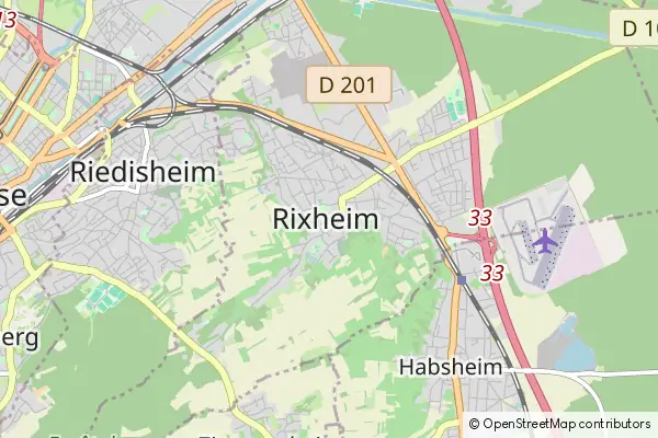 Mapa Rixheim