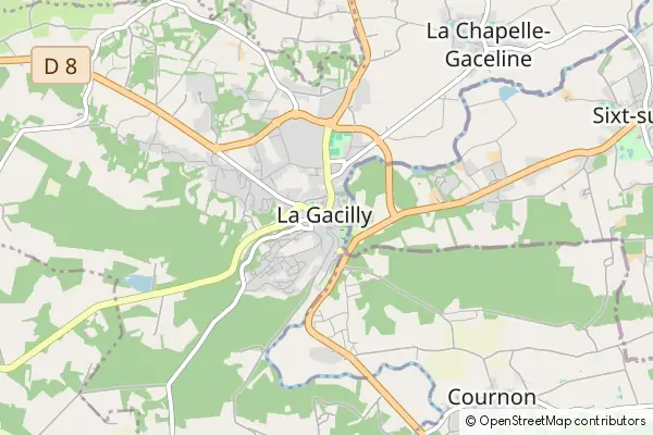 Mapa La Gacilly