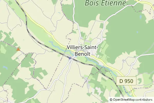 Mapa Villiers-Saint-Benoît