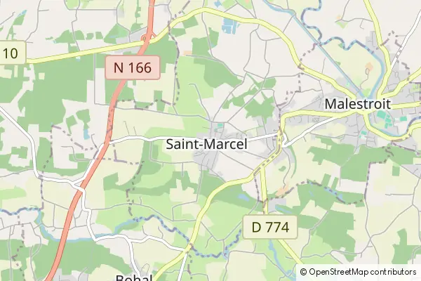 Mapa Saint-Marcel