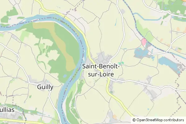 Mapa Saint-Benoît-sur-Loire