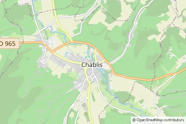 Mapa Chablis