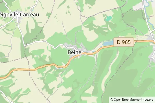 Mapa Beine