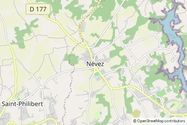 Mapa Névez