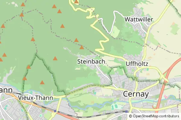 Mapa Steinbach