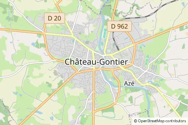 Mapa Château-Gontier