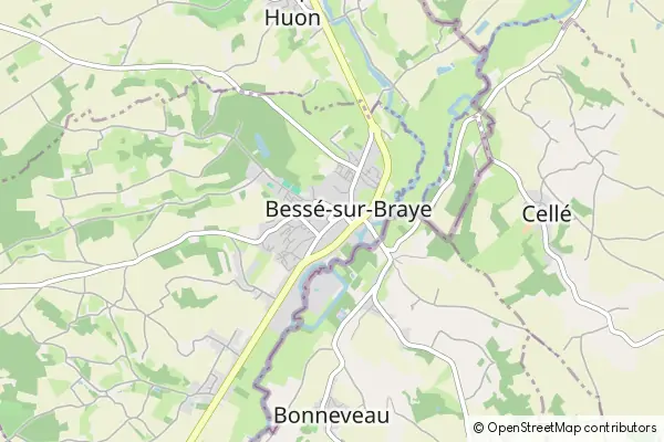 Mapa Bessé-sur-Braye