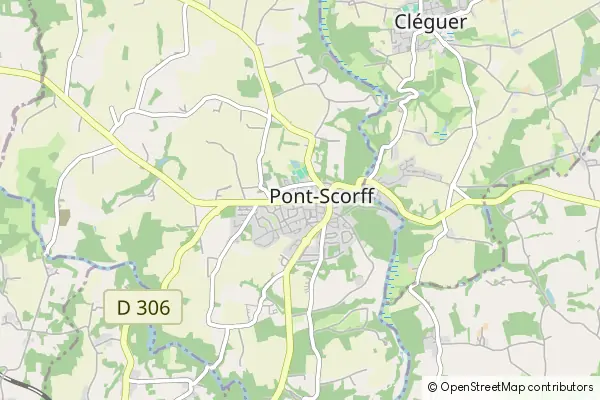 Mapa Pont-Scorff