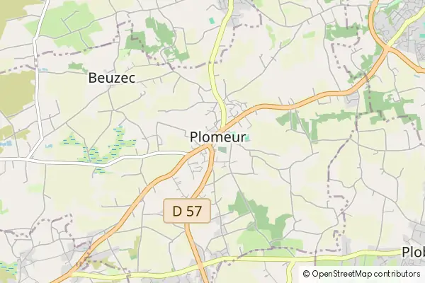 Mapa Plomeur