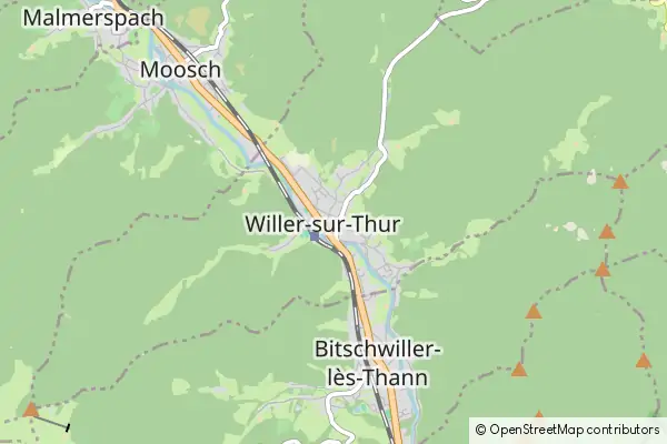 Mapa Willer-sur-Thur