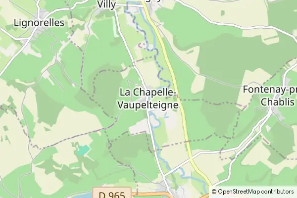 Mapa La Chapelle-Vaupelteigne