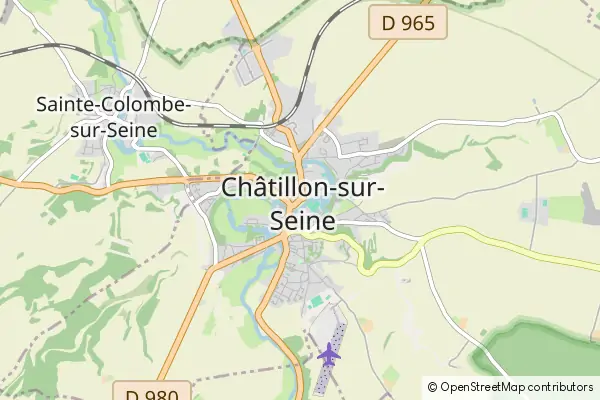 Mapa Châtillon-sur-Seine