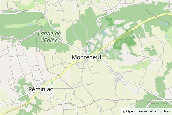 Mapa Monteneuf