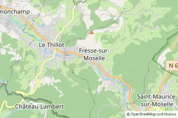 Mapa Fresse-sur-Moselle