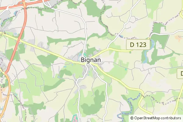 Mapa Bignan