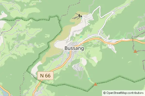 Mapa Bussang