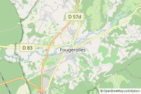 Mapa Fougerolles