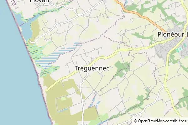 Mapa Tréguennec