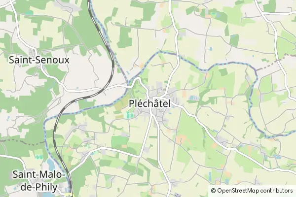 Mapa Pléchâtel