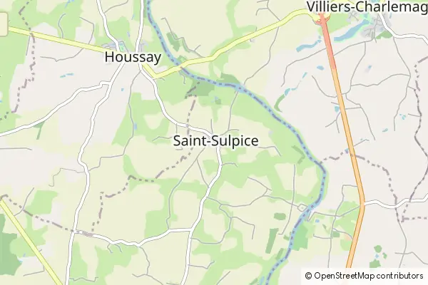 Mapa Saint-Sulpice